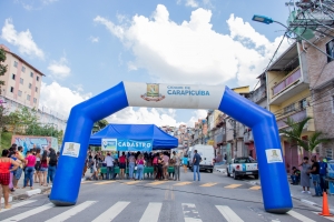 Cal&ccedil;ad&atilde;o de Carapicu&iacute;ba recebe Programa Prefeitura no Seu Bairro