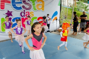 Festa do Dia das Crian&ccedil;as teve muita festa na pra&ccedil;a de eventos