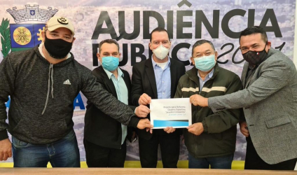 Doutor Sato recebe o deputado, Vinicius Carvalho que destinará recursos para o esporte