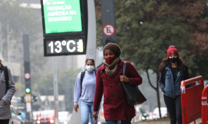 Temperatura despenca em SP a partir de quarta-feira, 28