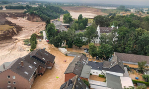 Enchentes na B&eacute;lgica e Alemanha deixam mais de mil pessoas desaparecidas