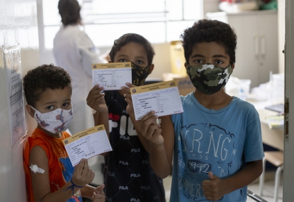 54% das crianças de 5 a 11 anos já foram imunizadas