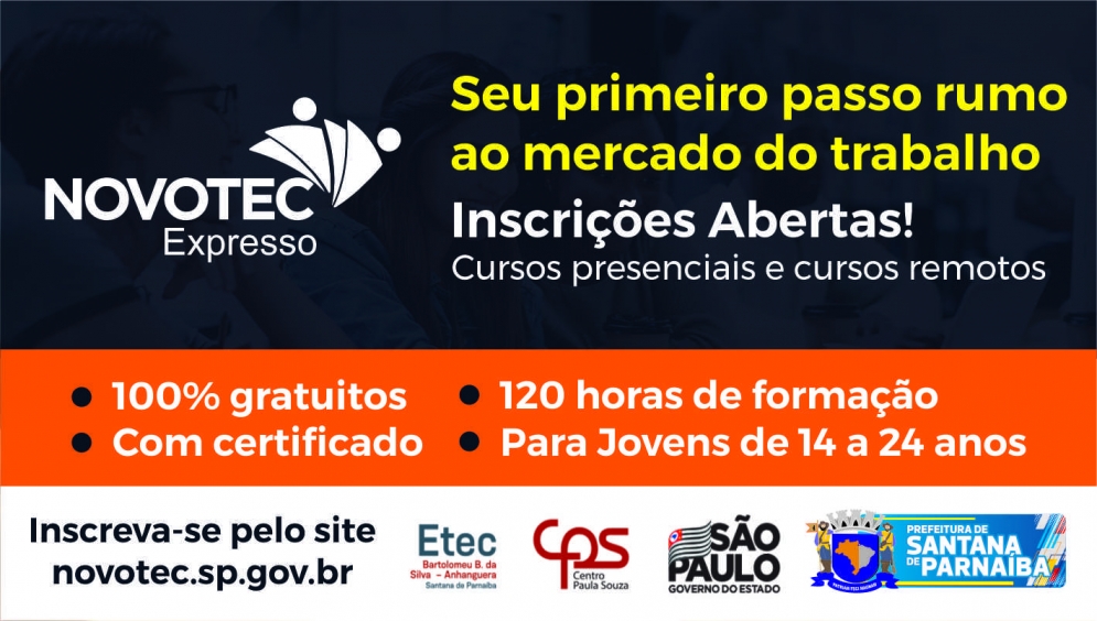 Prefeitura oferece Programa NovoTec para os jovens parnaibanos