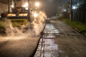 Prefeitura conclui a nova pavimenta&ccedil;&atilde;o da rua Philip Leiner