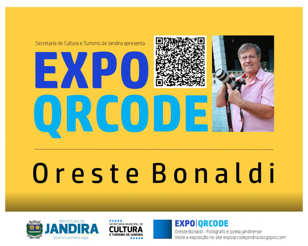 Fot&oacute;grafo e poeta, Oreste Bonaldi est&aacute; na Expo QR Code