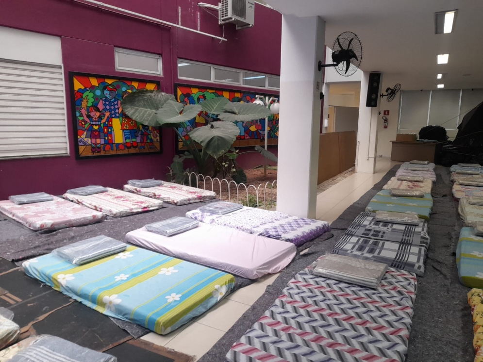 Baixas temperaturas aumentam solidariedade