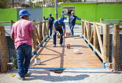 Obras estão deixando o distrito de Caucaia melhor e mais bonito