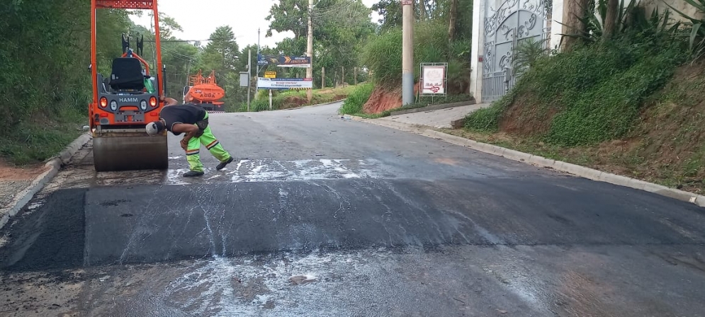 Pavimenta&ccedil;&atilde;o da Estrada do Pitas tem obra conclu&iacute;da