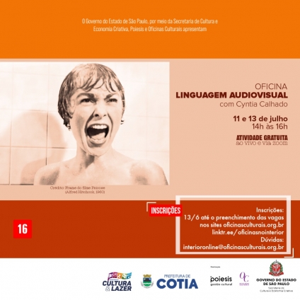 Inscrições abertas para oficinas gratuitas em parceria com a Poiesis